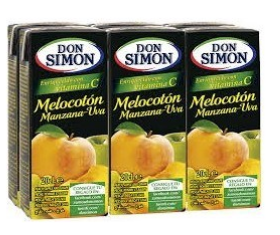 Zumo Don Simón Pack-6 Melocotón 200ml*30