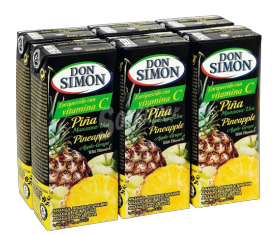 Zumo Don Simón Pack-6 Piña 200ml*30