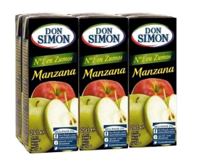 Zumo Don Simón Pack-6 Manzana 200ml*30