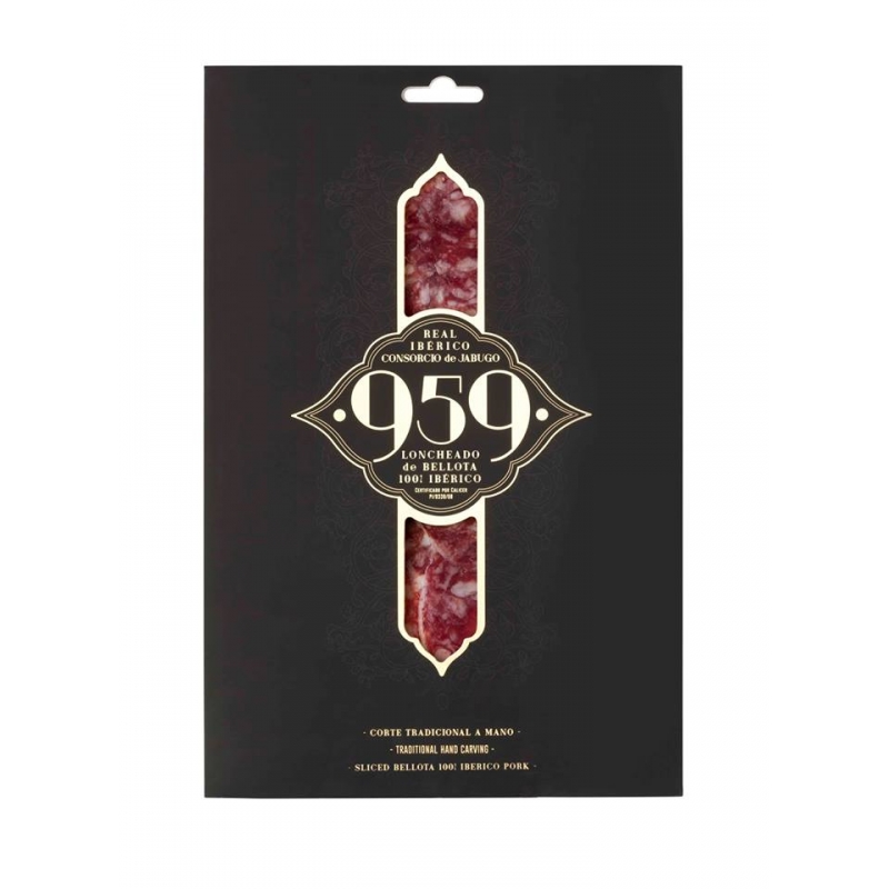 SALCHICHÓN DE BELLOTA 100% IBÉRICO BELLOTA CORTADO A MANO 80GR.