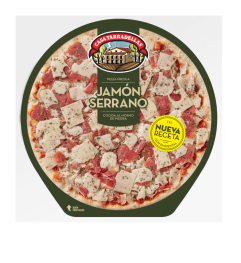 PIZZA JAMÓN SERRANO