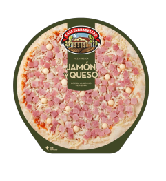 PIZZA JAMÓN Y QUESO