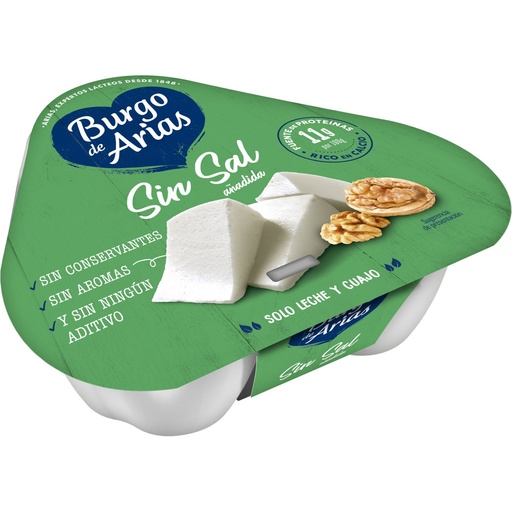 BURGO DE ARIAS SIN SAL MINI 3*72G